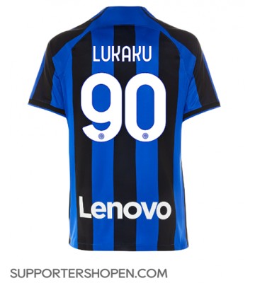 Inter Milan Romelu Lukaku #90 Hemma Matchtröja 2022-23 Kortärmad